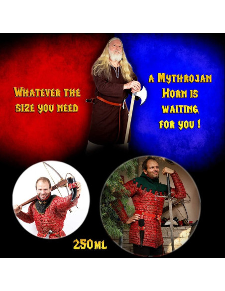 Cuerno vikingo para beber modelo Dama...