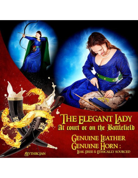 Viking drikkehorn Dama Elegante model...