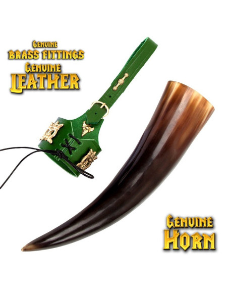 Viking drinkhoorn Lady Elegant groen...