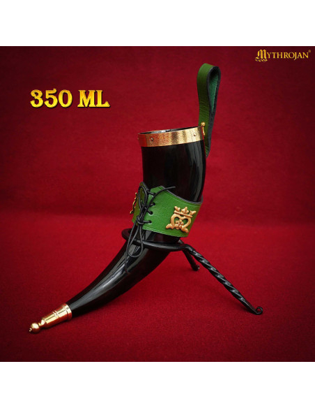 Viking drinkhoorn Lady Elegant groen...