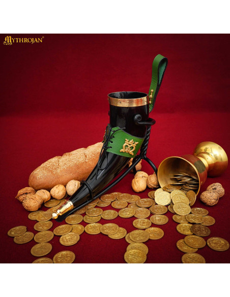 Viking drinkhoorn Lady Elegant groen...