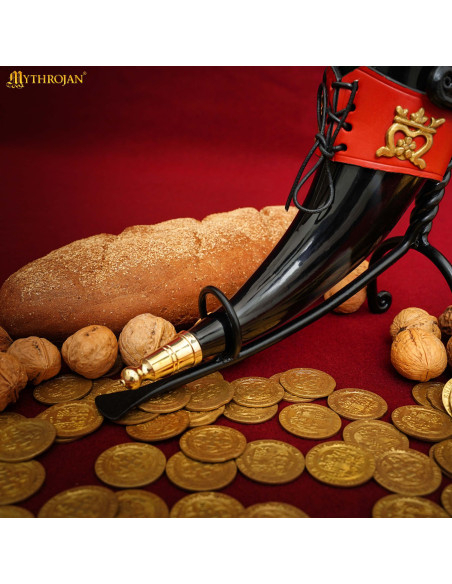 Cuerno vikingo para beber modelo Dama...