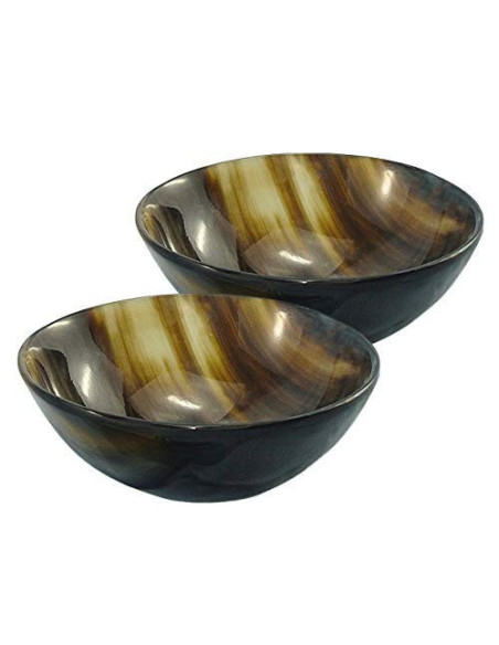 Set 2 cuencos medievales en asta...