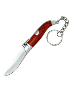 Klassiek zakmessleutelhanger, lemmet van 4,4 cm.