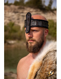 Diadema de la fuerza, con protección de nariz, negra