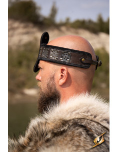 Diadema de la fuerza, con protección de nariz, negra 2
