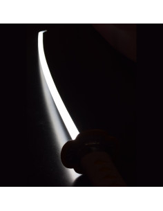 Katana Zenitsu Agatsuma de Kimetsu No Yaiba, hoja con LED 2