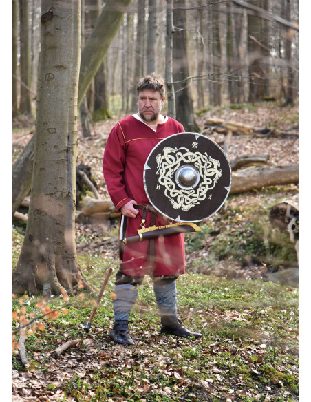 Handbemalter angelsächsischer Schild...