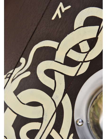 Handbeschilderd Angelsaksisch schild...