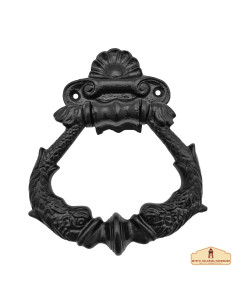 Aldaba medieval hierro estilo antiguo modelo anilla