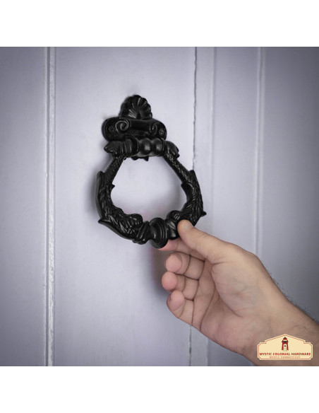 Middelalderlig dørklokke i jern,...