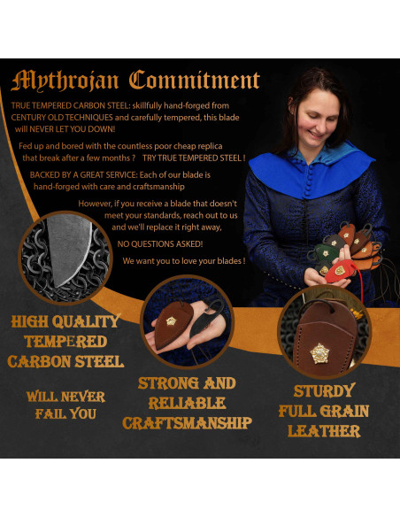 Handgeschmiedetes keltisches Messer...