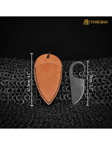 Handgefertigtes keltisches Messer mit...