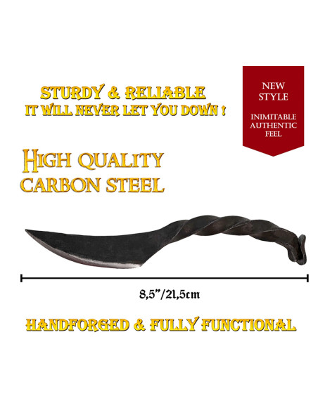 Cuchillo medieval hierro mango...