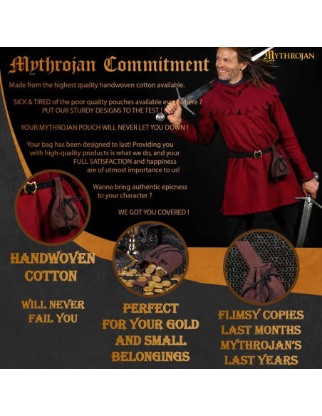 Limosnera medieval para colgar con...