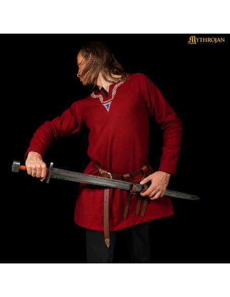 Medieval læder taske til sværd højre...