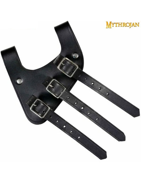 Tahalí medieval cuero para espadas...