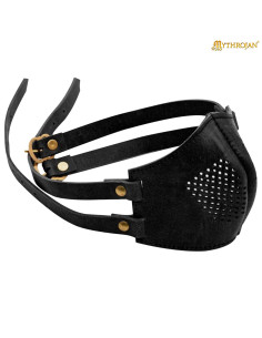 Leren gezichtsmasker voor Cosplay, zwarte kleur