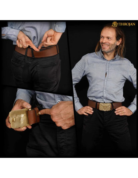 Wikinger Gürtel einfaches Riemen...