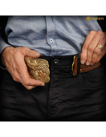 Cinturón vikingo correa simple...