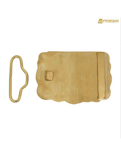 Vikingische Schnalle aus Messing mit dem Design des... 2