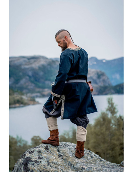 Halvor middelaldertunika, sort farve