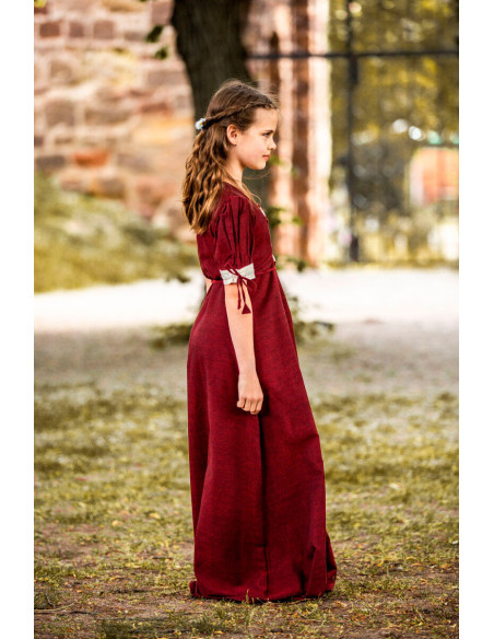 Vestido medieval de verano para niñas