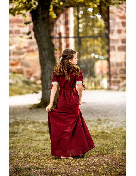 Vestido medieval de verano para niñas