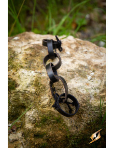 Kette für LARP- und Cosplay-Hämmer, schwarz