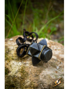 Kopf für Maza Khonarr LARP und Cosplay, schwarz 2