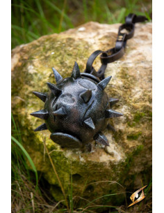Lockard LARP en Cosplay Maza Hoofd, zwarte kleur