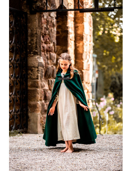 Middeleeuwse lange kindercape model...