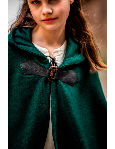 Middeleeuwse lange kindercape model...