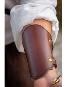 Mittelalterliches Armband für Bogenschützen aus Leder,... 2