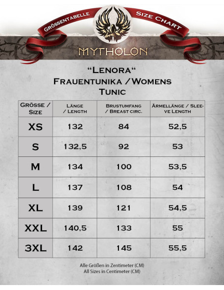 Túnica larga medieval algodón modelo...