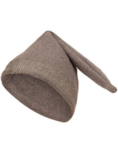 Gorro medieval en lana modelo Toki, color gris