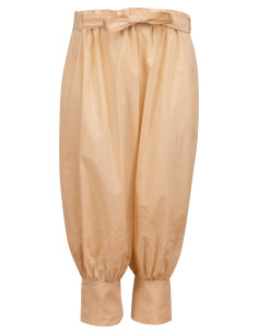 Pantalones medievales algodón modelo Offnir, color crema