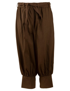 Pantalones medievales algodón modelo Offnir, color marrón