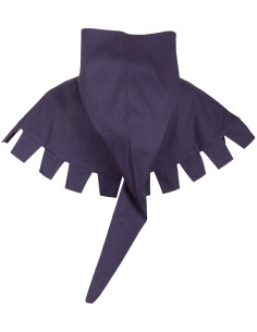 Gugel medieval de lona modelo Thilo, color azul 2