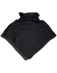 Gugel medieval algodón modelo Halaif, color negro 2