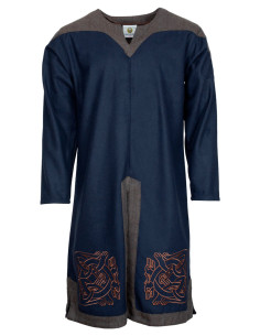 Túnica vikinga hombre en lana modelo Norgaard