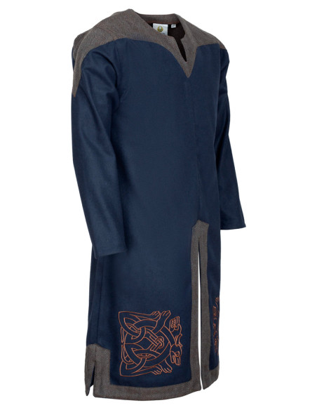 Viking tuniek voor mannen in wol...