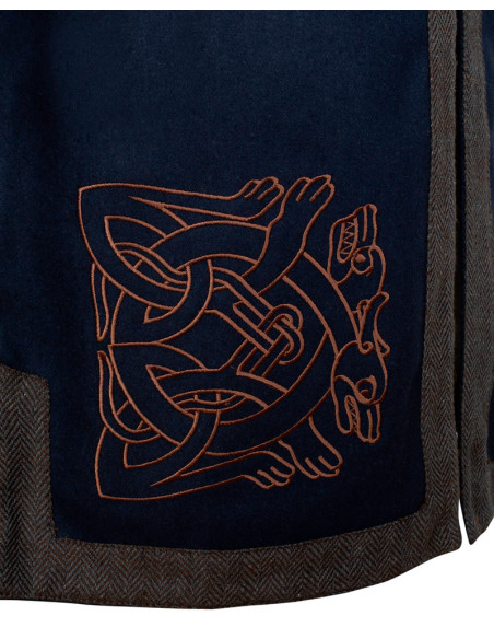 Viking tuniek voor mannen in wol...