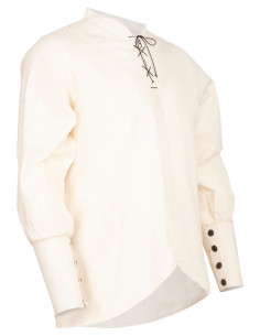 Camisa medieval hombre modelo Arantir, color natural
