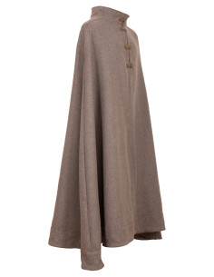 Capa medieval en lana modelo Ceres, color gris