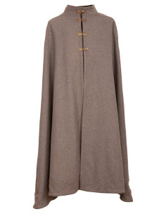 Mittelalterlicher Wollumhang Modell Ceres, Farbe Grau 2