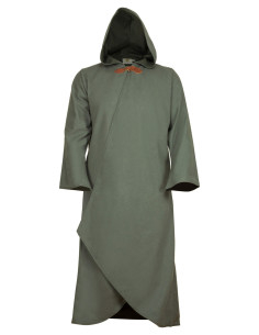 Medievaler Baumwollmantel Modell Faelyn, grün