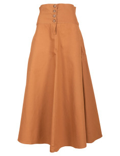 Middeleeuwse katoen rok model Hannah, kleur zand