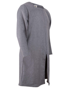 Túnica medieval en lana modelo Sigeric, color gris 2