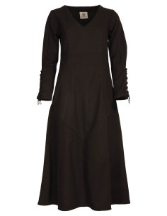 Lange mittelalterliche Tunika aus Baumwolle im Modell... 2